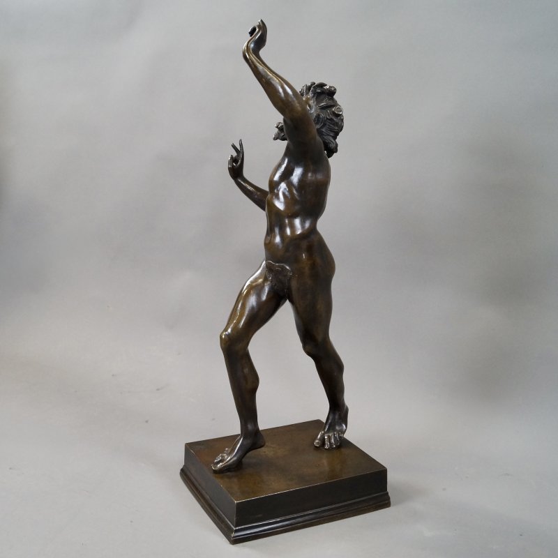 Late C19th Italian Bronze ‘Grand Tour’ Souvenir Of A Dancing Fawn - Image 3