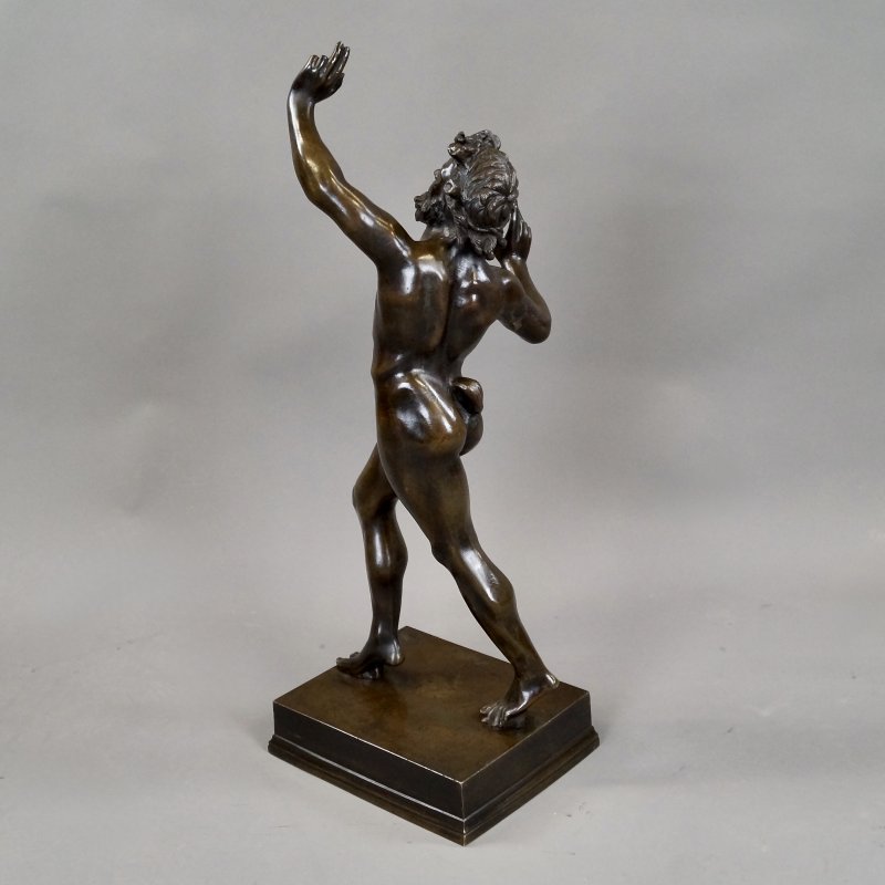 Late C19th Italian Bronze ‘Grand Tour’ Souvenir Of A Dancing Fawn - Image 5