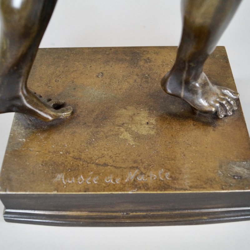Late C19th Italian Bronze ‘Grand Tour’ Souvenir Of A Dancing Fawn - Image 6