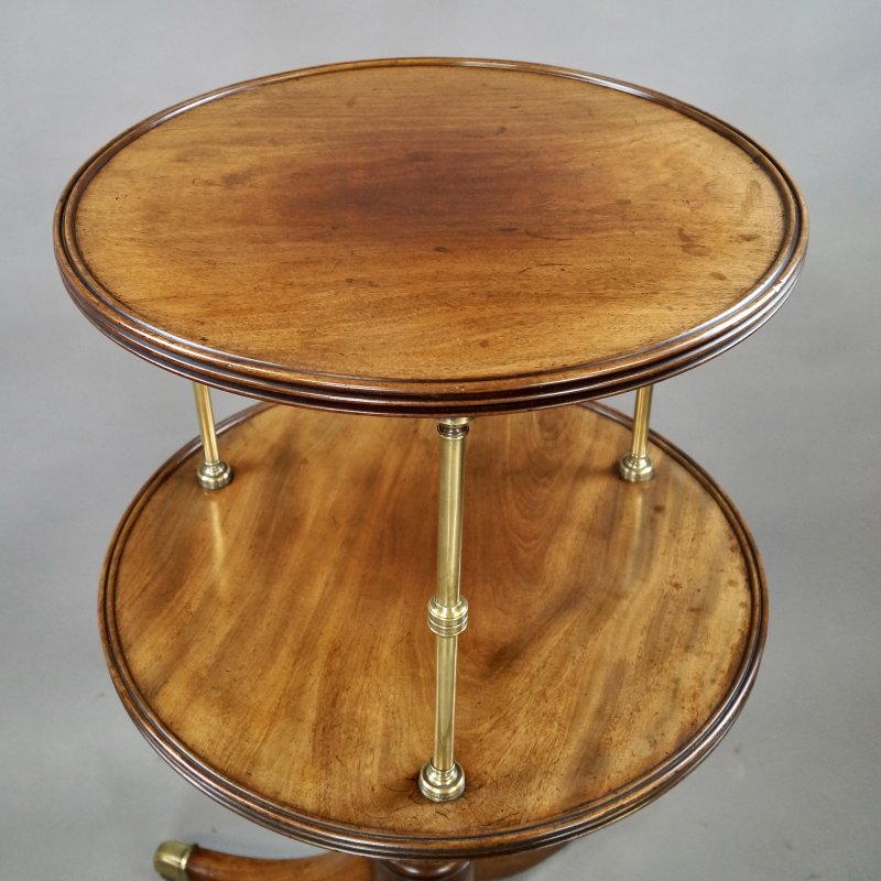 A Fine Regency Mahogany Dumb Waiter - Image 2