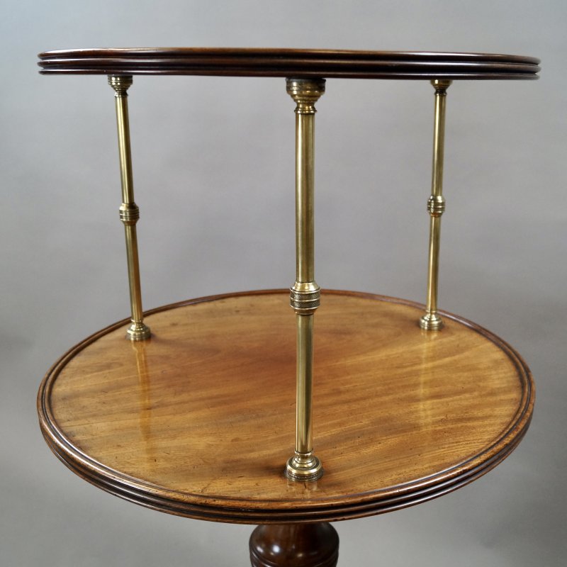A Fine Regency Mahogany Dumb Waiter - Image 5