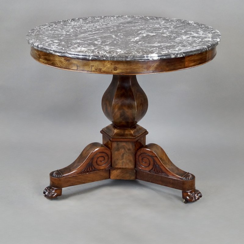 French Flame Mahogany Gueridon/Centre Table - Image 4