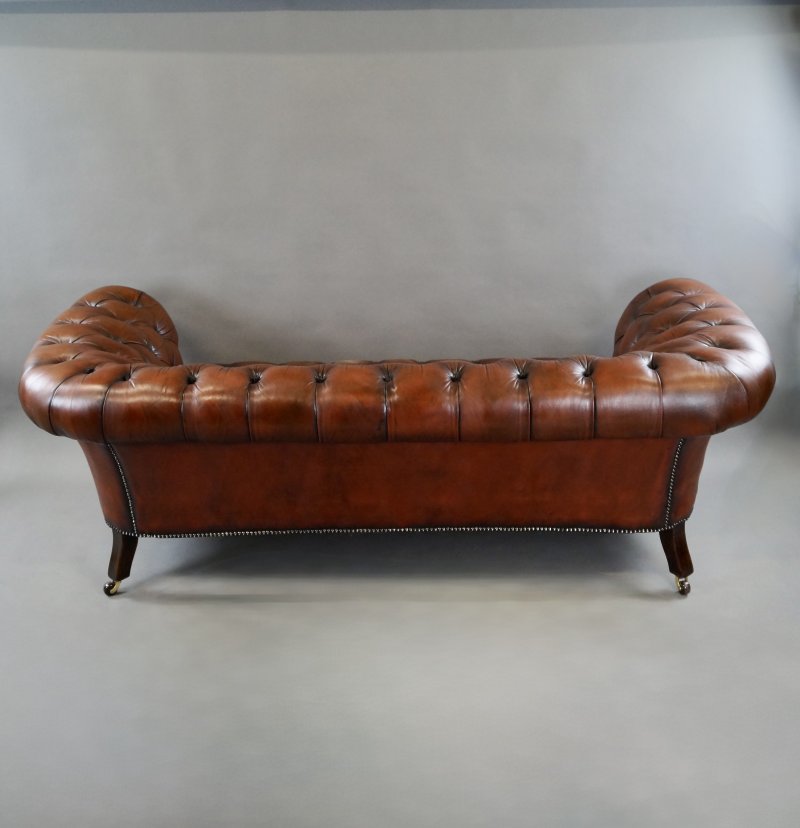 A Victorian Leather Chesterfield - Image 2