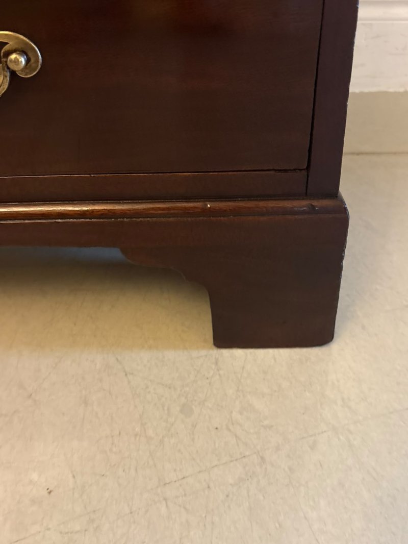 Antique George II Mahogany Chest of Drawers with Fitted Writing Desk - Image 14