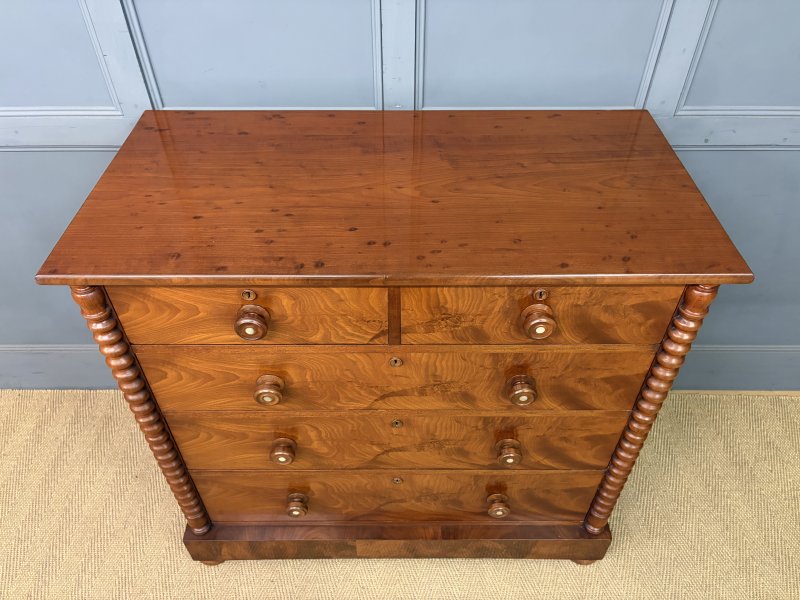 Victorian Mahogany Chest of Drawers - Image 8