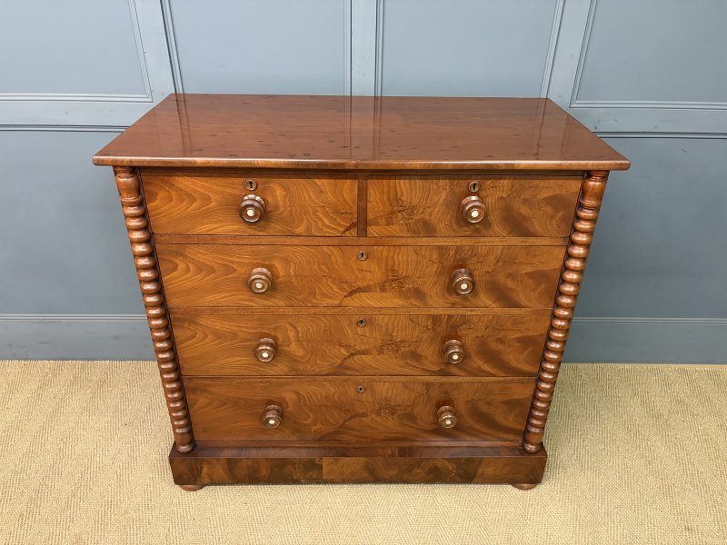 Victorian Mahogany Chest of Drawers - Image 12