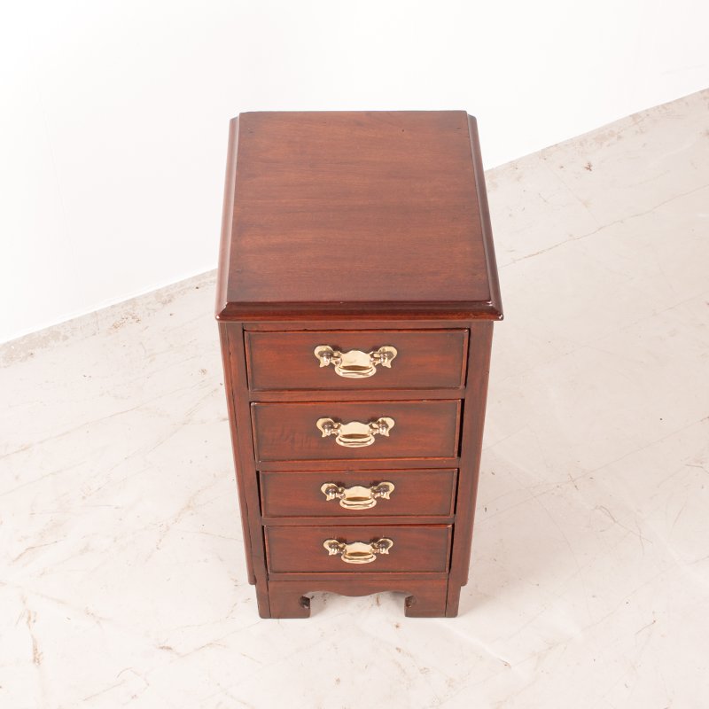 Small Mahogany Trinket Storage Chest of Drawers - Image 3