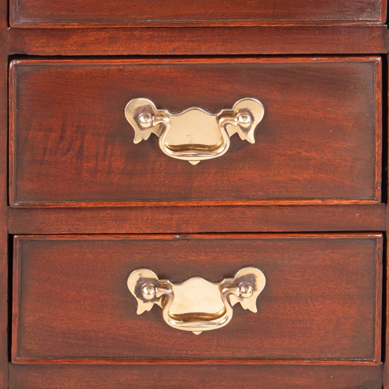 Small Mahogany Trinket Storage Chest of Drawers - Image 8