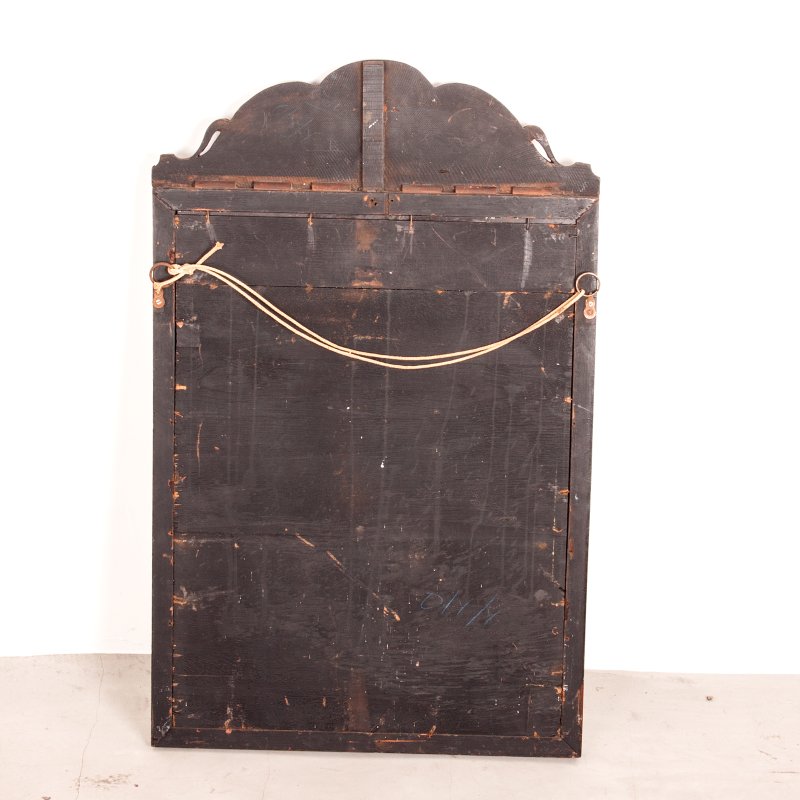 Carved Walnut Mirror - Image 9
