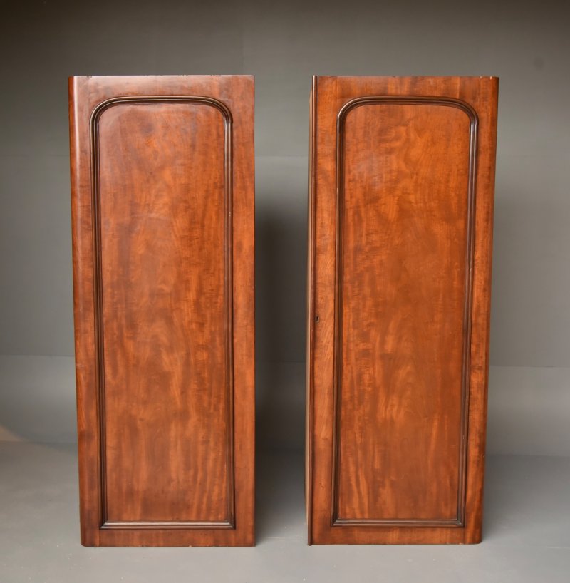 Victorian Mahogany Double Wardrobe Compactum - Image 4