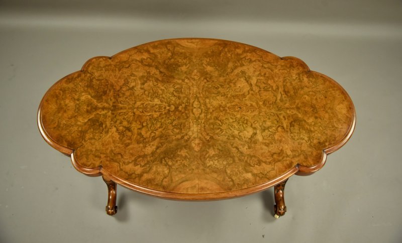 Victorian Walnut Coffee Table - Image 3