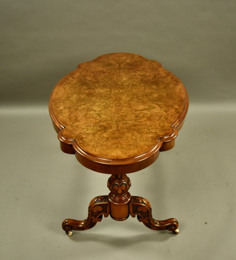 Victorian Walnut Coffee Table - Image 4