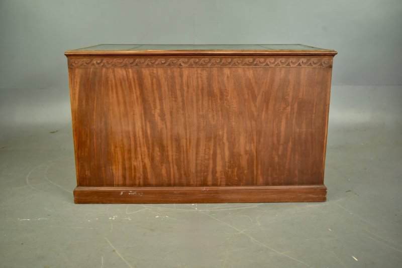 19th Century Regency Style Mahogany Pedestal Desk - Image 6