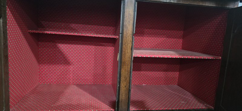 Super Oak Georgian Court Cupboard - Image 20