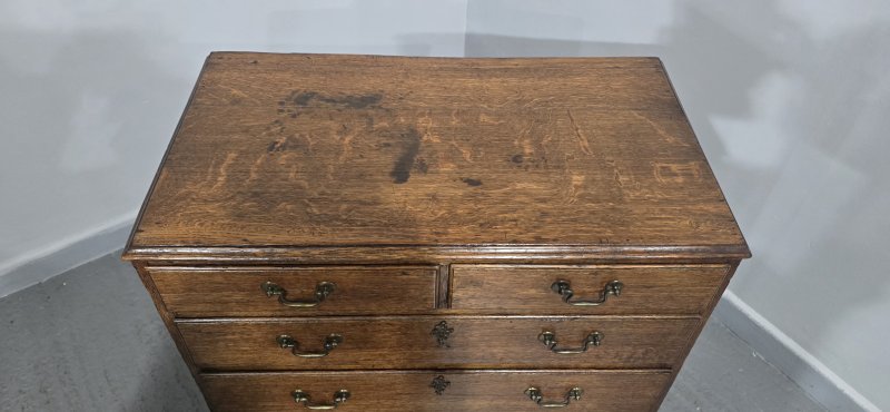 Georgian Oak Chest of Drawers - Image 3