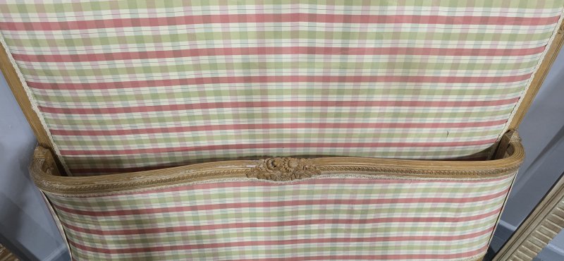 French Limed Curved Double Bed - Image 8