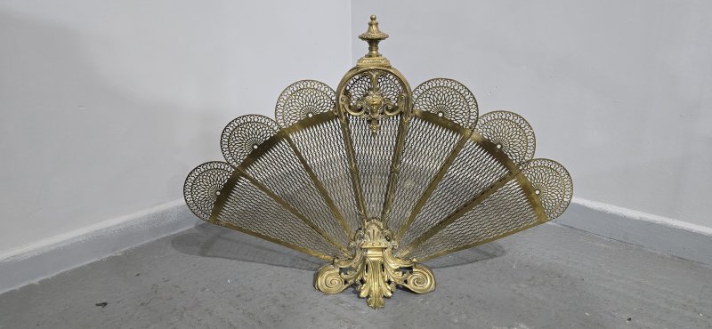 Victorian Peacock Fire Screen - Image 6