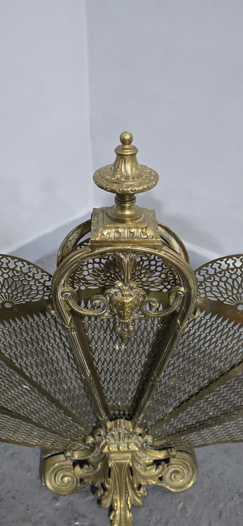Victorian Peacock Fire Screen - Image 3