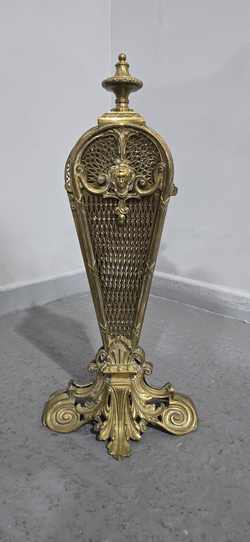 Victorian Peacock Fire Screen - Image 2