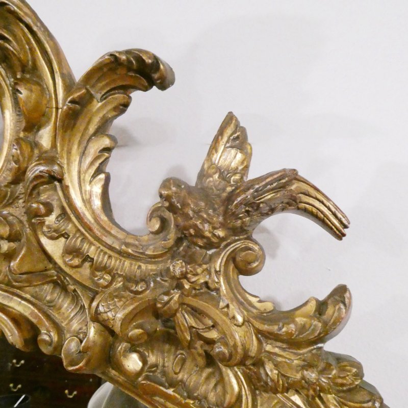 French 19th Century Gilt Wall Mirror in the Louis XVI Style - Image 8