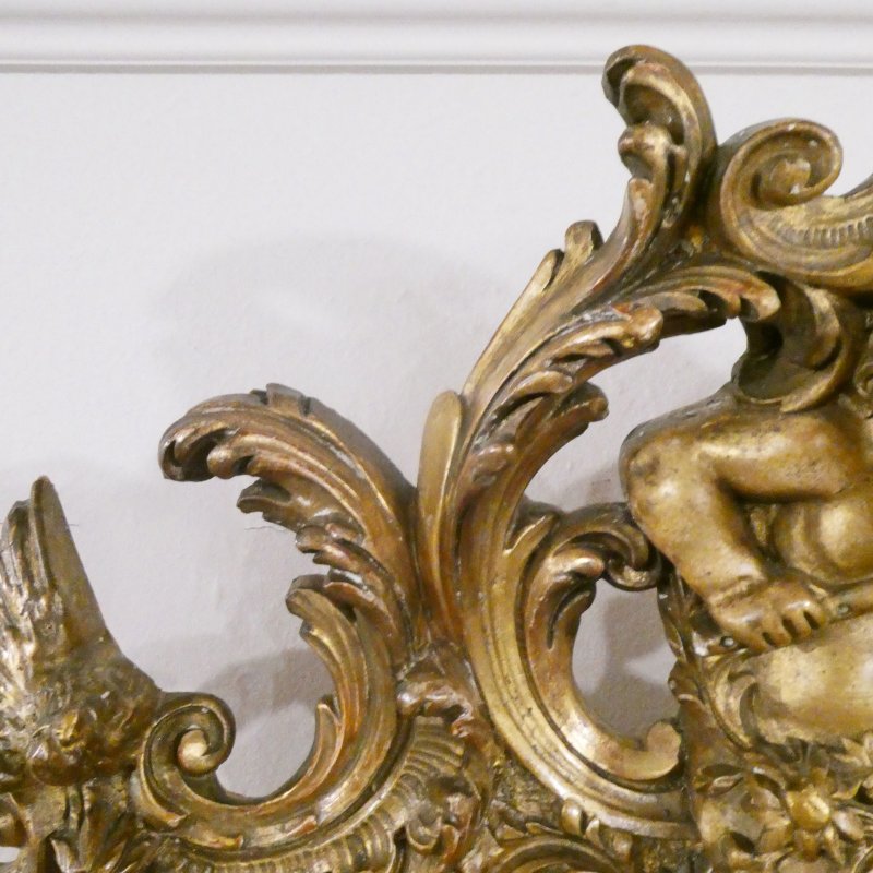 French 19th Century Gilt Wall Mirror in the Louis XVI Style - Image 7