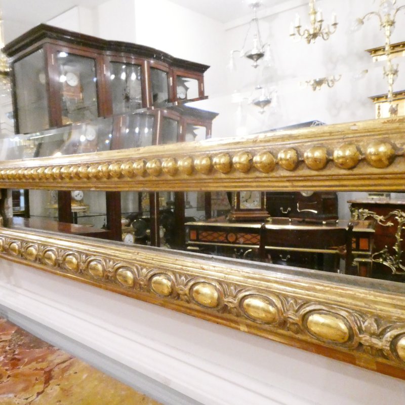 French 19th Century Gilt Wall Mirror in the Louis XVI Style - Image 13