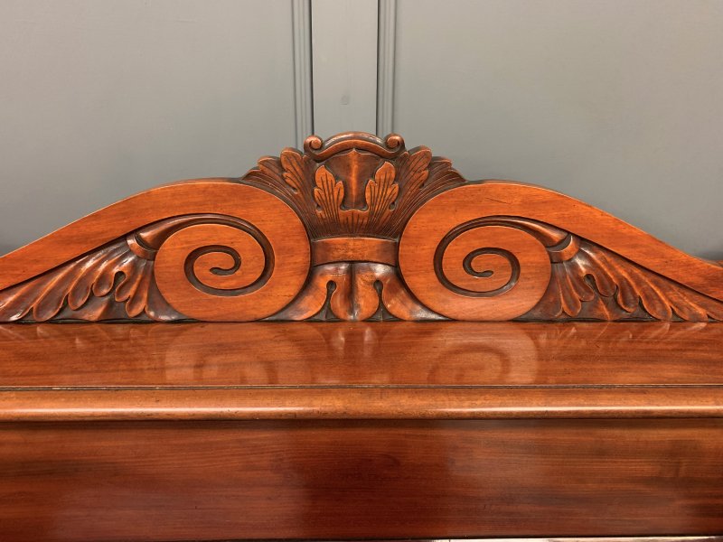 Early 19th Century Flame Mahogany Chiffonier Bookcase - Image 9