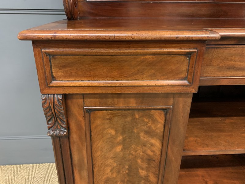 Early 19th Century Flame Mahogany Chiffonier Bookcase - Image 20