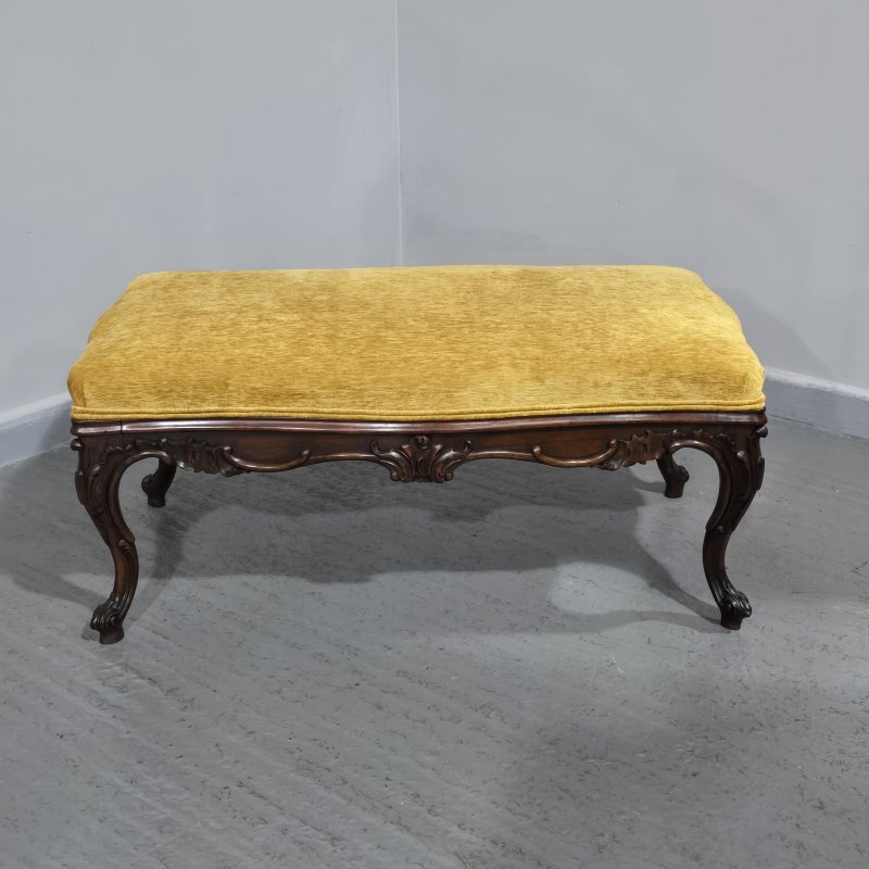 Regency Rosewood Large Stool - Image 4