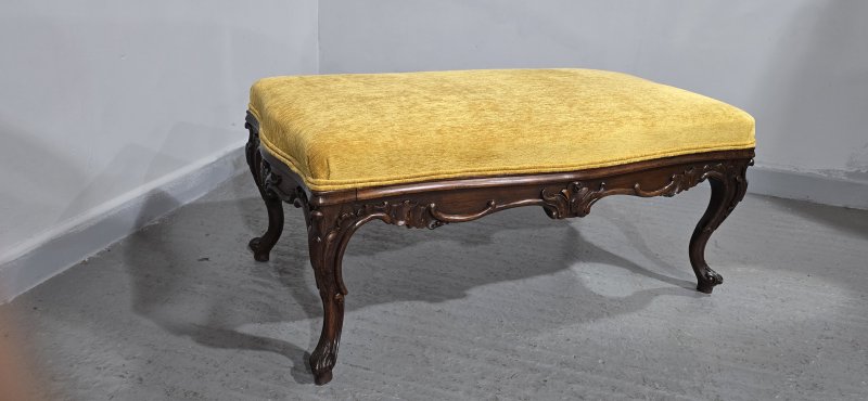 Regency Rosewood Large Stool - Image 8