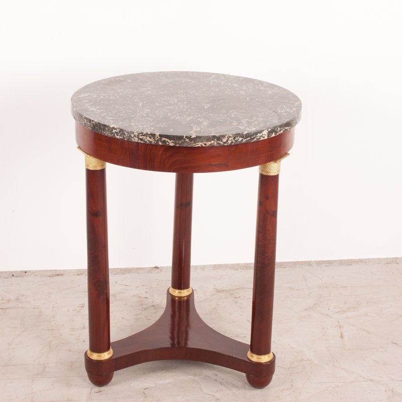 19thC French Mahogany Gueridon Occasional Table - Image 4