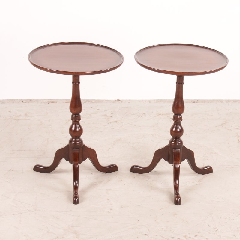 Pair of Mahogany Wine Tables