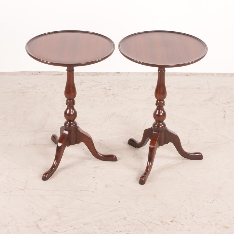 Pair of Mahogany Wine Tables - Image 5
