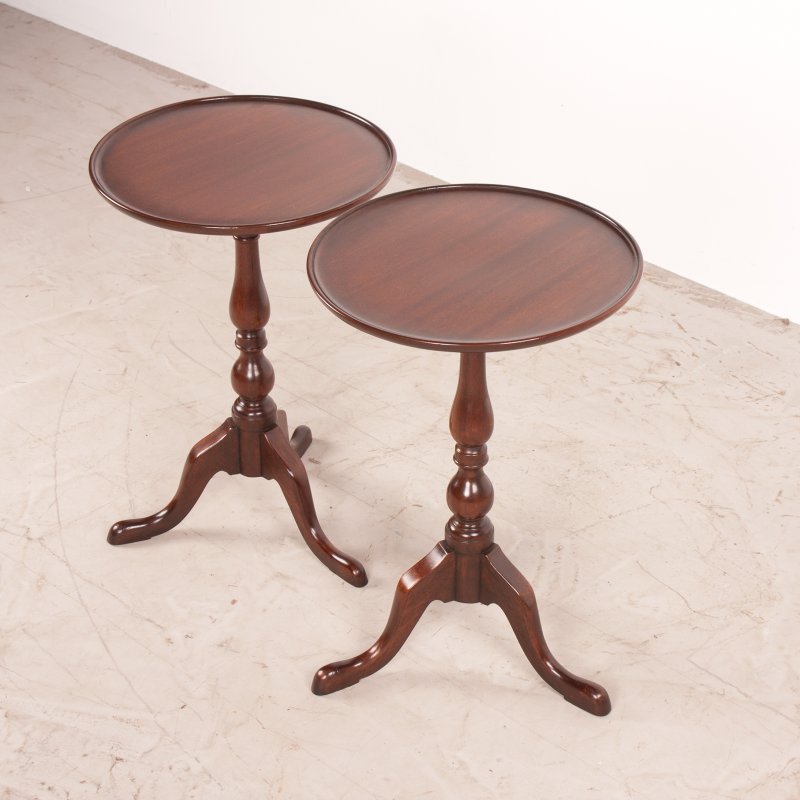 Pair of Mahogany Wine Tables - Image 6