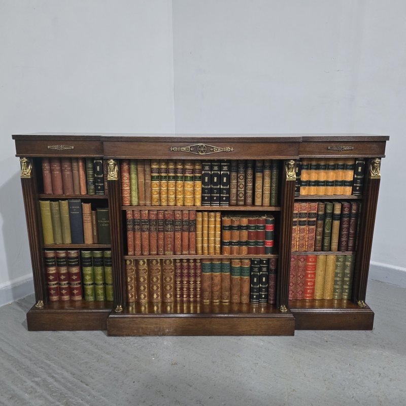 Empire Mahogany Adjustable Library Bookcase - Image 12