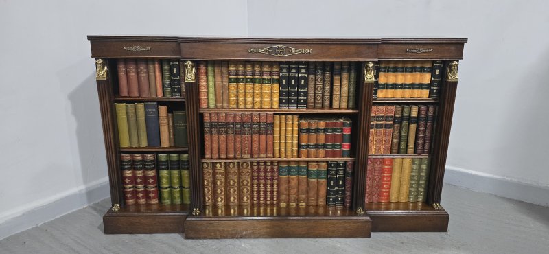 Empire Mahogany Adjustable Library Bookcase - Image 11