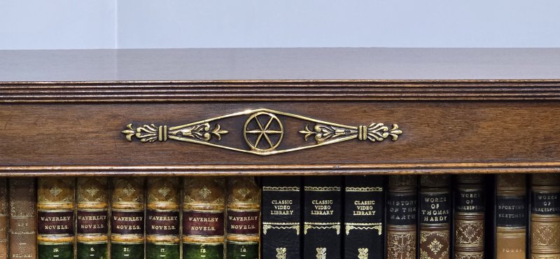 Empire Mahogany Adjustable Library Bookcase - Image 2