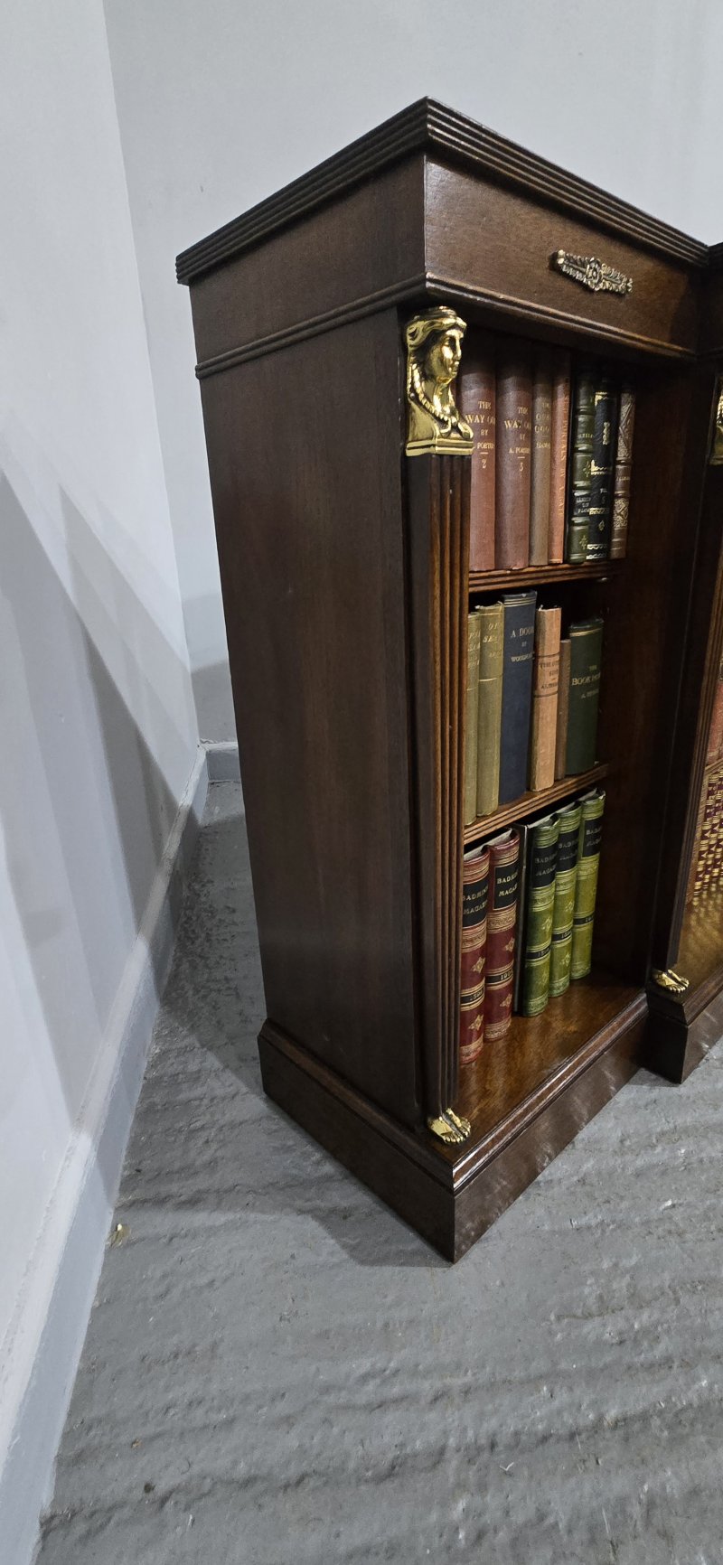 Empire Mahogany Adjustable Library Bookcase - Image 10