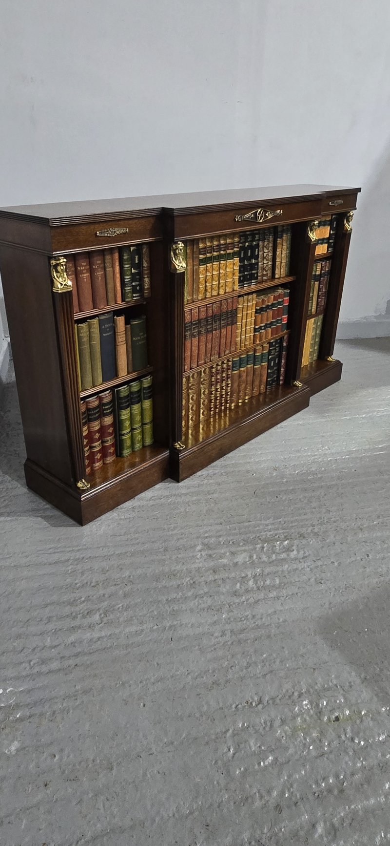 Empire Mahogany Adjustable Library Bookcase - Image 7