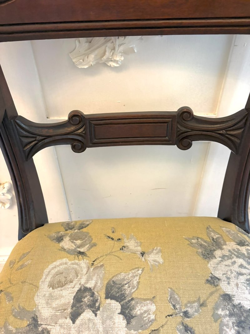 Antique Regency Mahogany Set of 8 Dining Chairs Including 2 Carvers - Image 22