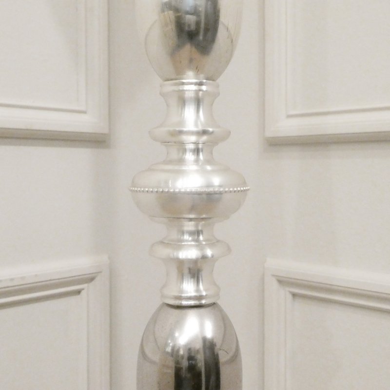 Early 20th Century Silver Floor Lamp - Image 6
