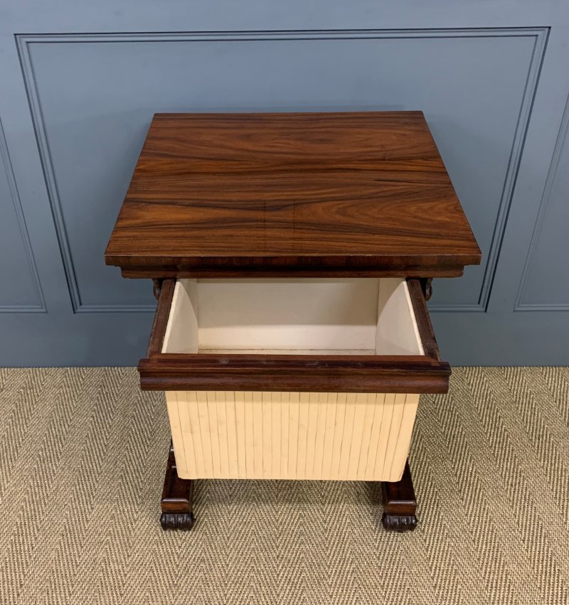 William IV Rosewood Work Table - Image 2