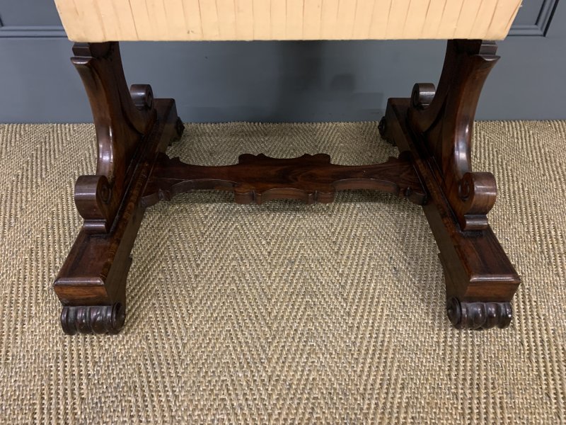 William IV Rosewood Work Table - Image 13