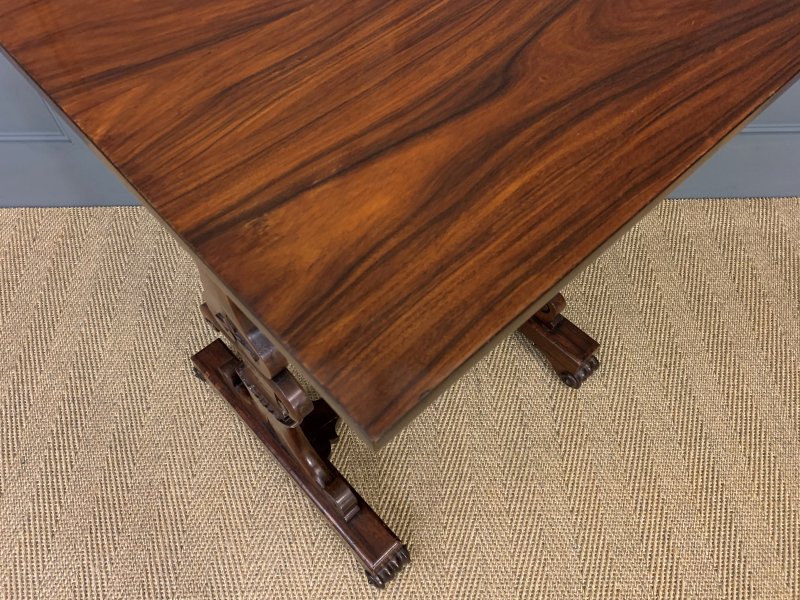 William IV Rosewood Work Table - Image 12