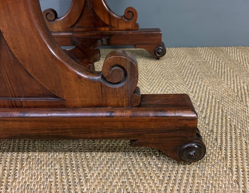 William IV Rosewood Work Table - Image 8