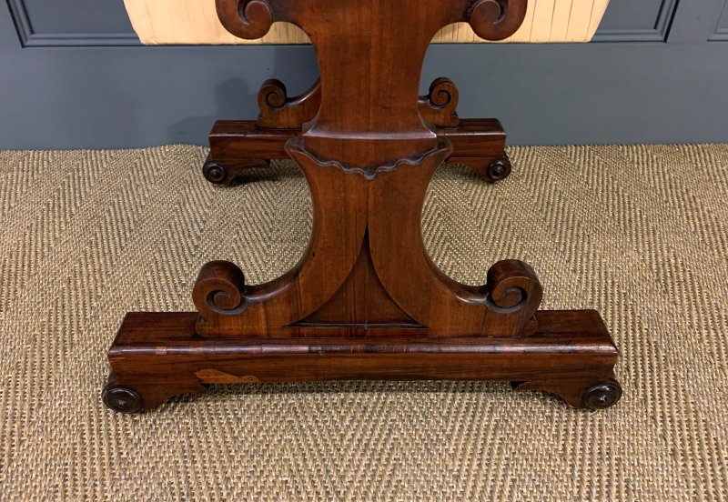 William IV Rosewood Work Table - Image 9