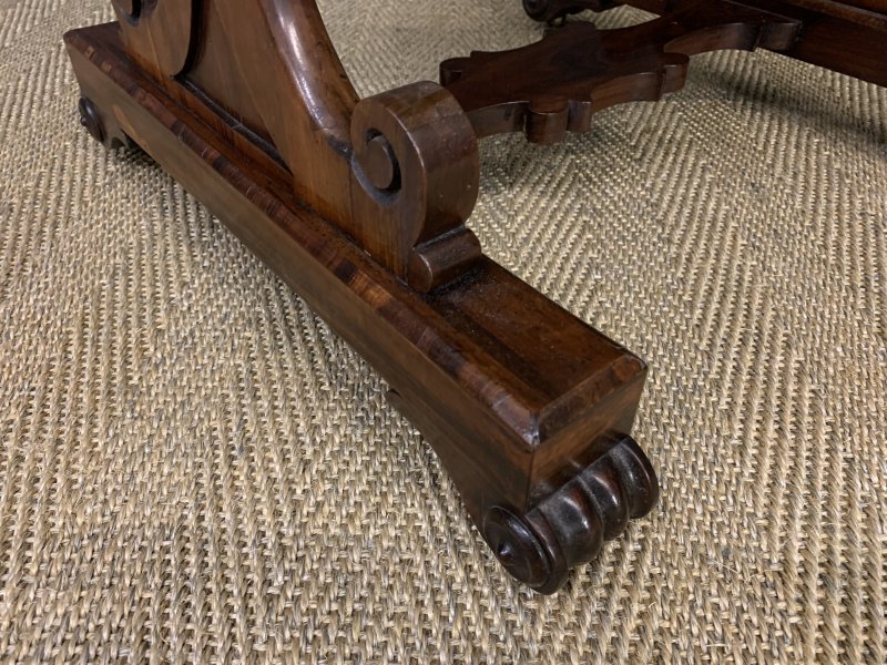 William IV Rosewood Work Table - Image 14