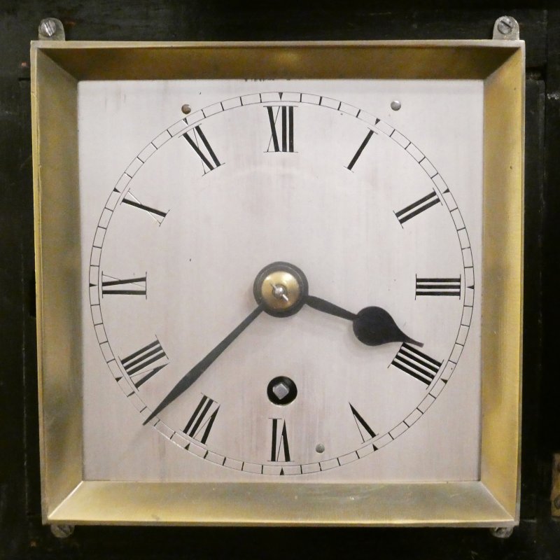 Early Victorian Ebonised Single Fusee Library Clock - Image 3