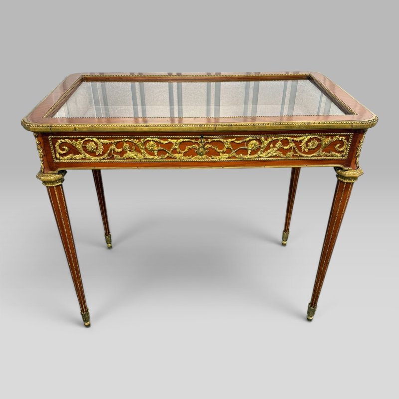 French Louis XVI Style Bijouterie Display Table after François Linke, c.1960 - Image 2