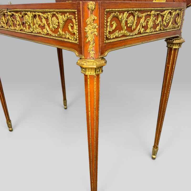 French Louis XVI Style Bijouterie Display Table after François Linke, c.1960 - Image 8